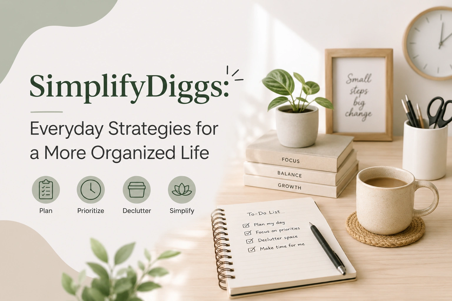 SimplifyDiggs Everyday Strategies for a More Organized Life