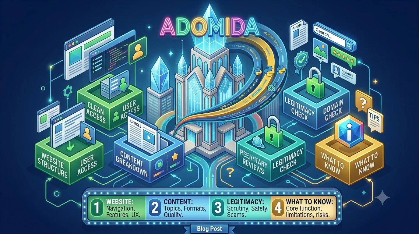 Adomida.com Explained Website, Content, Legitimacy and What to Know.