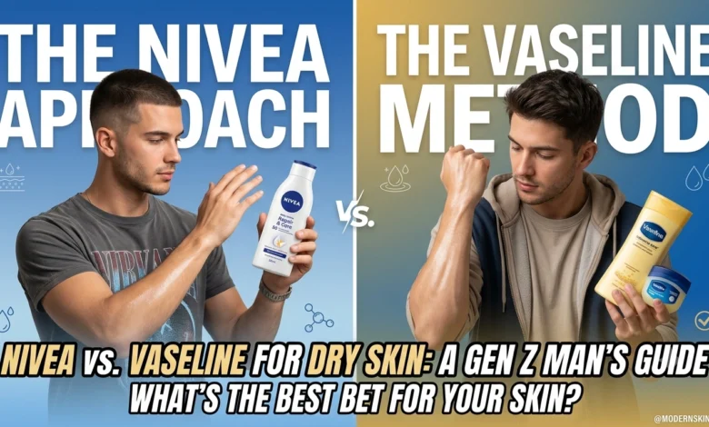I Am a GenZ Man. Are Nivea Body Lotions Better Than Vaseline for Dry Skin.