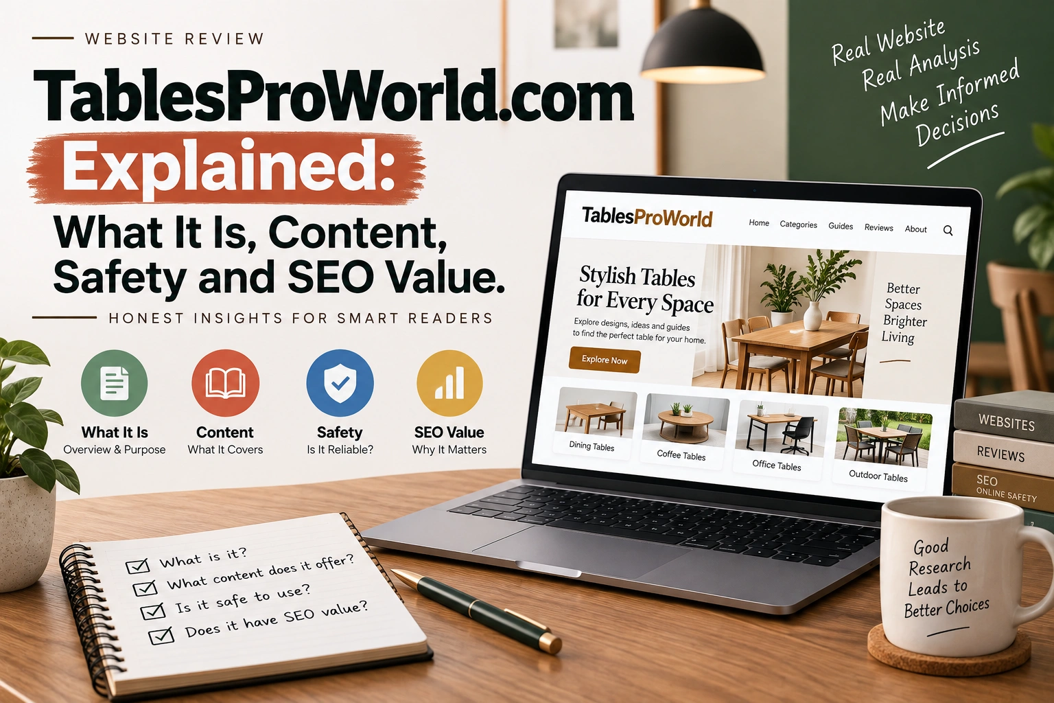 TablesProWorld.com Explained What It Is, Content, Safety and SEO Value.