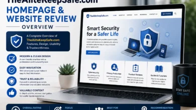 TheAliteKeepSafe.com homepage and website review overview