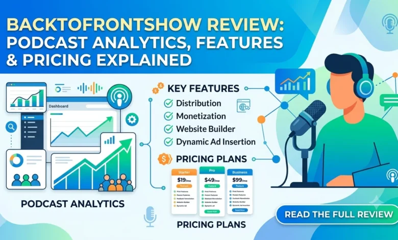 BacktoFrontShow Review Podcast Analytics, Features and Pricing Explained.