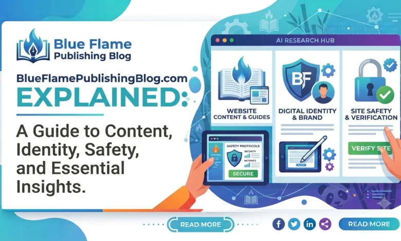 BlueFlamePublishingBlog.com Explained Website Content, Identity, Safety and What to Know.