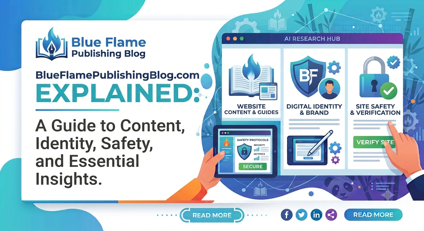 BlueFlamePublishingBlog.com Explained Website Content, Identity, Safety and What to Know.