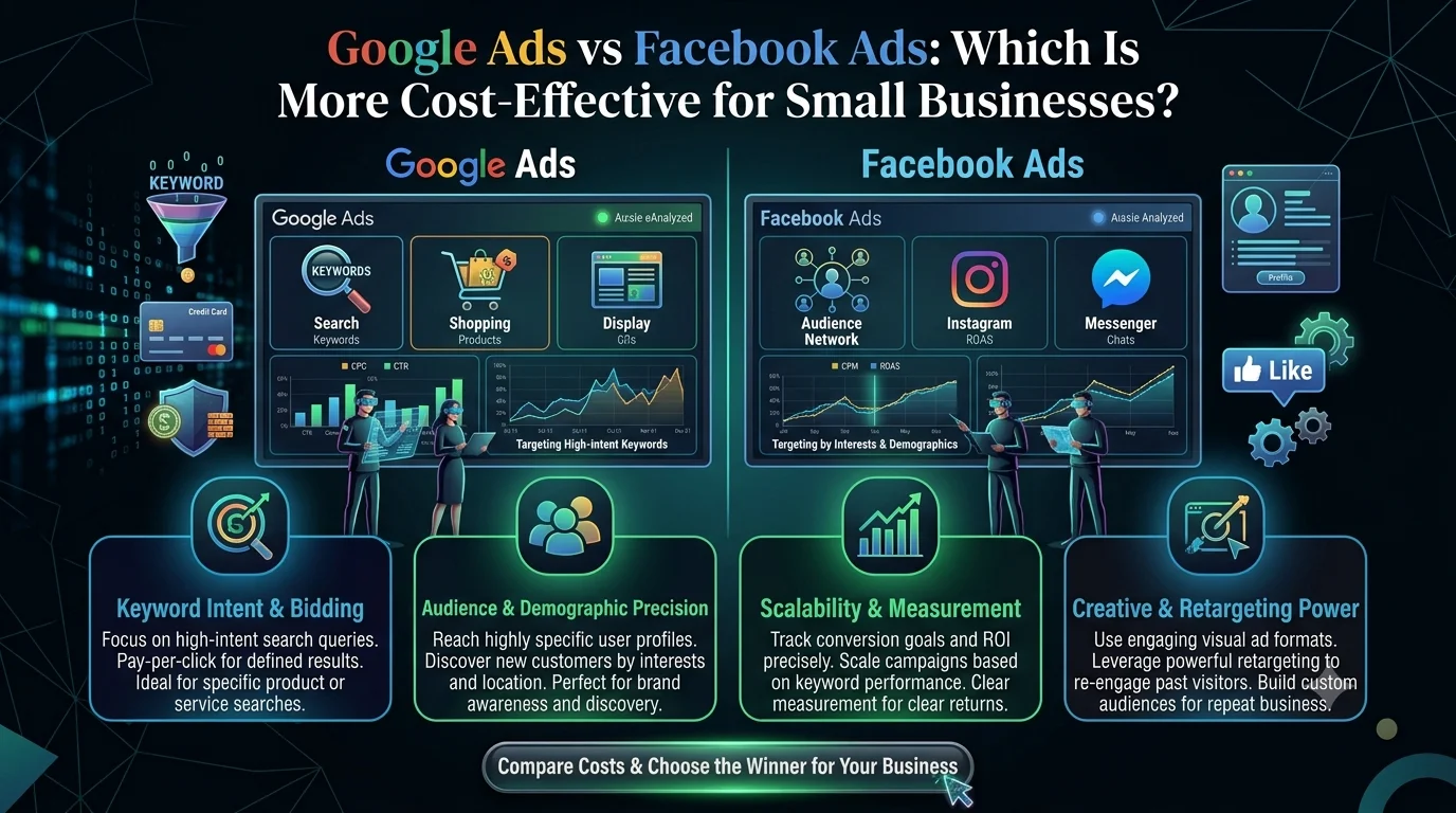 Google Ads vs Facebook Ads Which Is More Cost-Effective for Small Businesses.