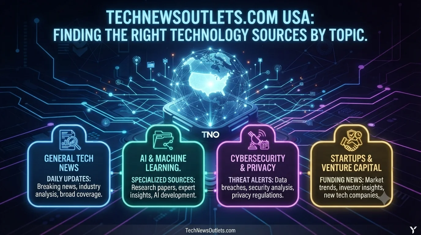 TechNewsOutlets.com USA Finding the Right Technology Sources by Topic.