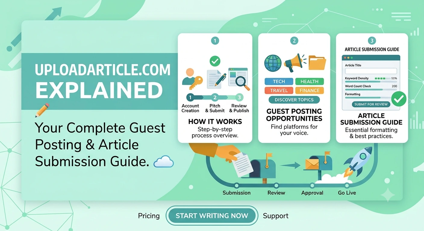 UploadArticle.com Explained How It Works, Guest Posting and Article Submission Guide.