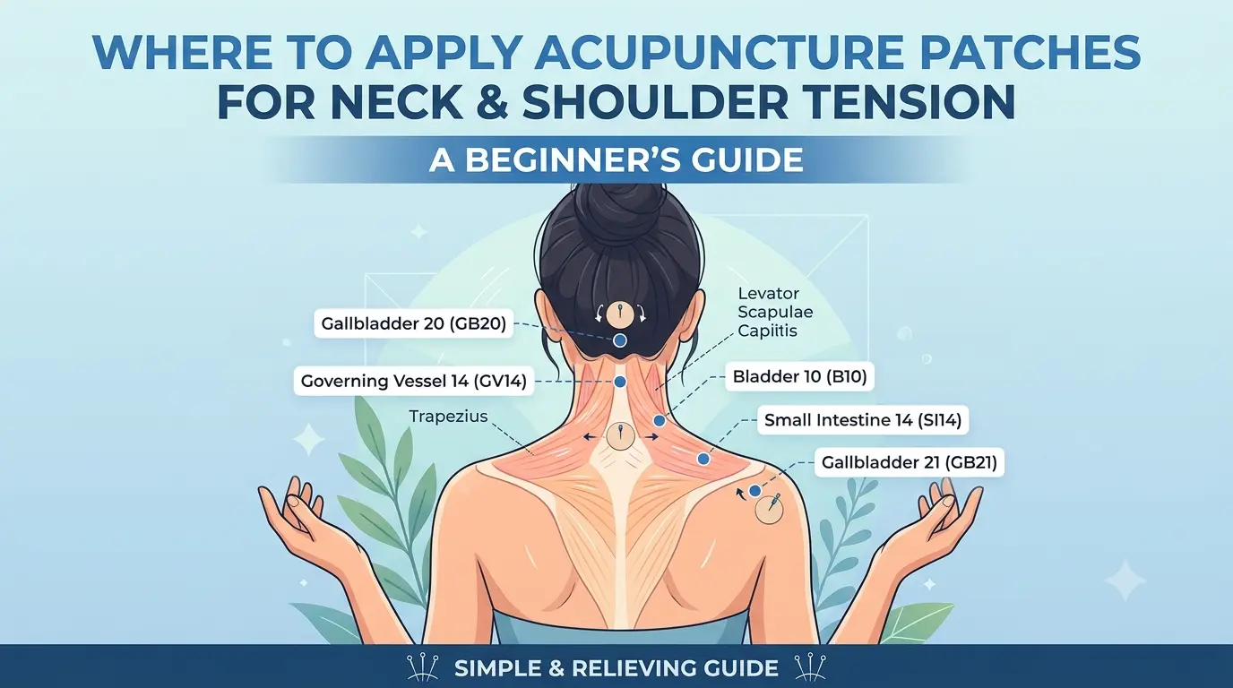 Where to Apply Acupuncture Patches for Neck and Shoulder Tension A Beginner’s Guide.